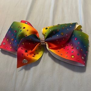Rainbow with gems- Jojo Bow